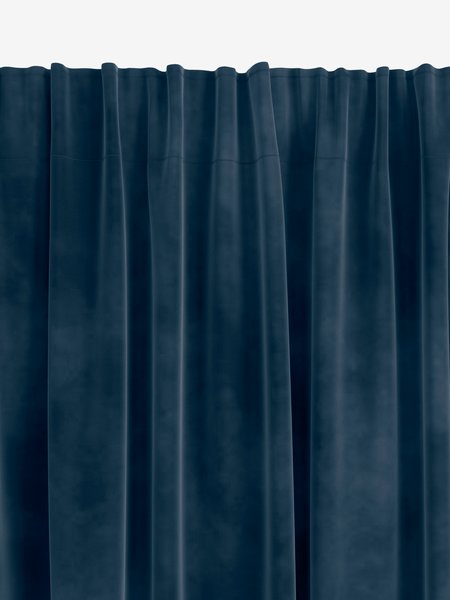 Gordijn AUSTRA 1x140x300 fluweel blauw