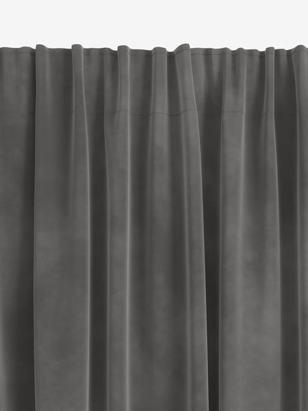 Zavjesa AUSTRA 1x140x300 baršun siva