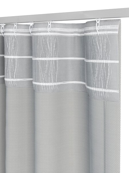 Rideau ROXEN 1x140x245 gris