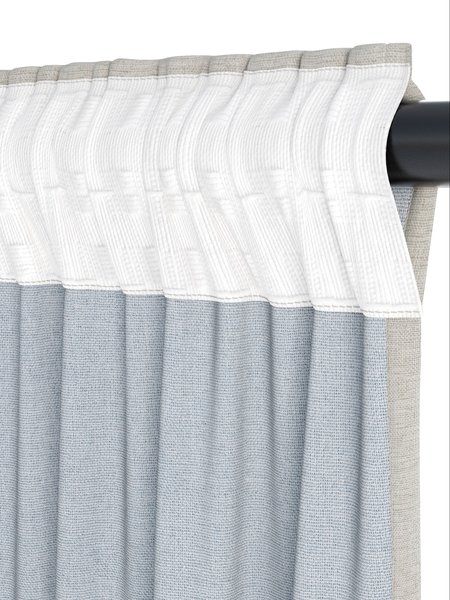 Blackout curtain LEKA 1x140x300 warm grey