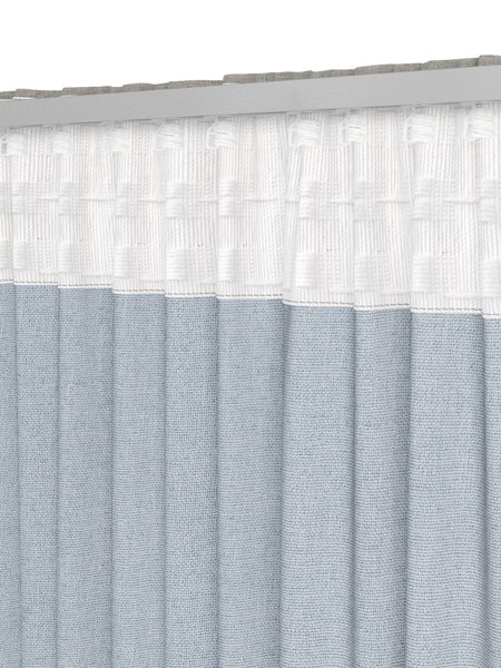 Rideau occultant LEKA 1x140x300 gris chaud