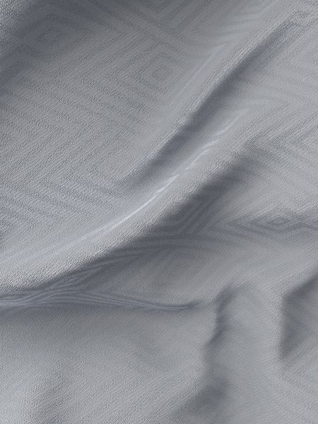 Rideau LYGNE 1x140x300 jacquard gris
