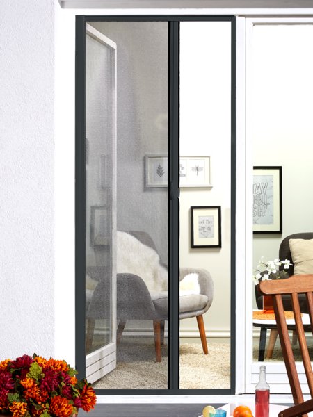 Zanzariera a rullo NYORD 125x220 cm per portafinestra grigio