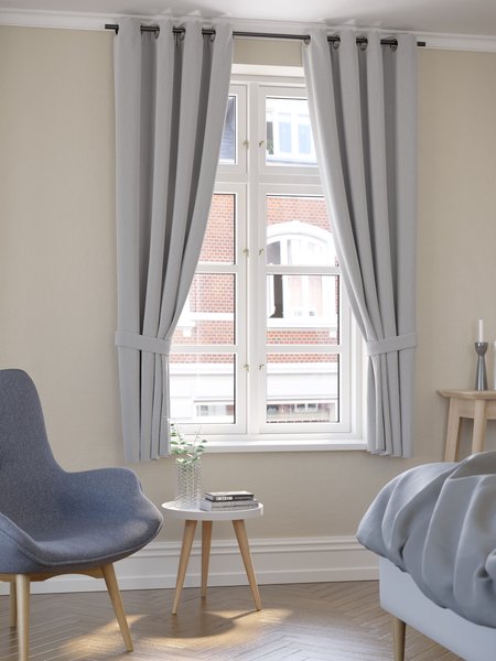 Curtain ANTEN 1x140x175 light grey