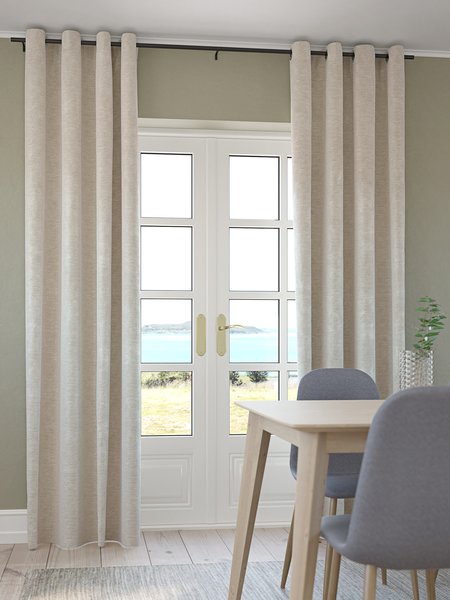 Завеса NESVATN 1x140x300 шенил цвят пясък