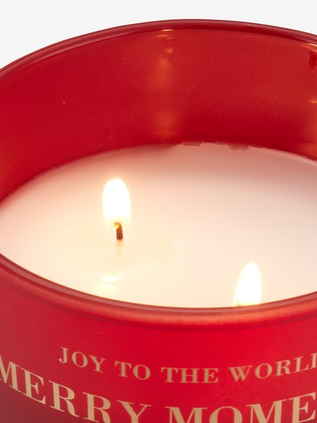 Candle PERLEMOR D10xH10cm red