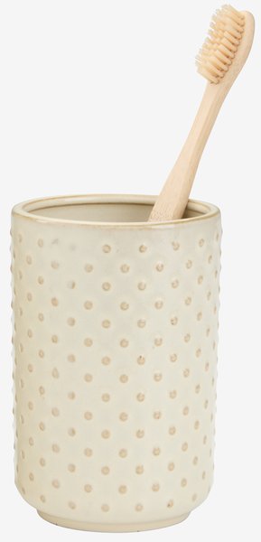 Toothbrush holder BOTSMARK beige