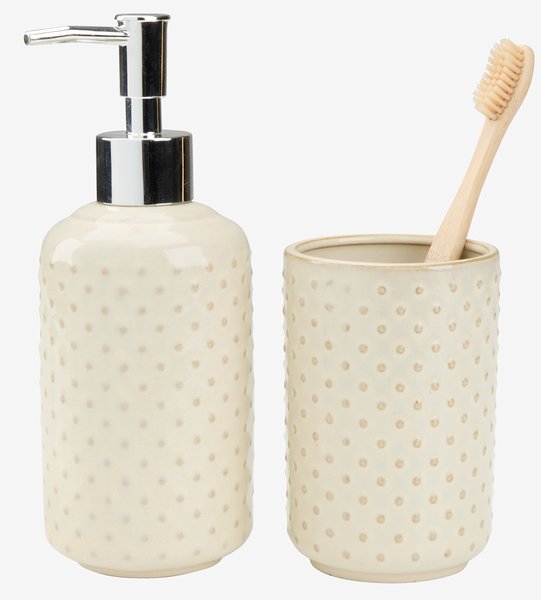 Toothbrush holder BOTSMARK beige