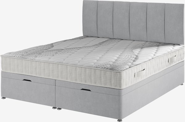 Headboard H50 STITCHED Super King Grey-49