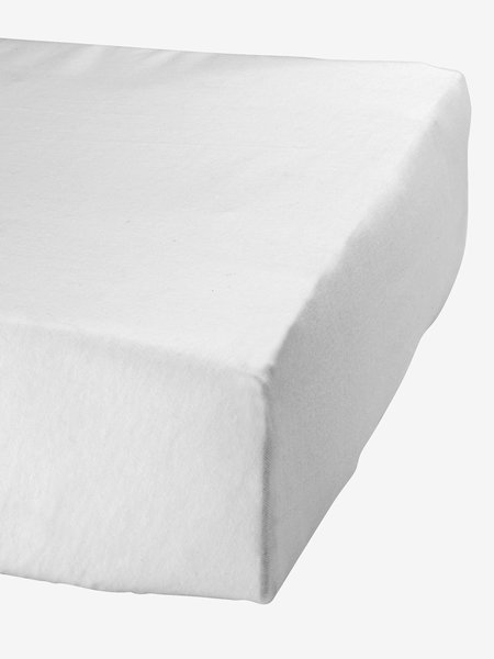 Drap-housse Jersey JETTE 60x120x15 blanc