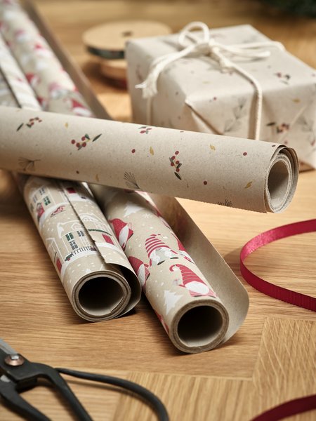 Wrapping paper KARDUS W70xL300cm recycled assorted