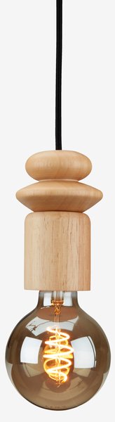 Pendant ASMIND D8xH13cm wood