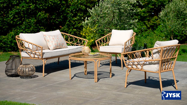 Loungebank JENNUM 2.5 pers. naturel