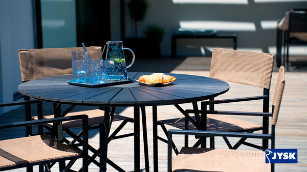 Garden table RANGSTRUP D110 black/black