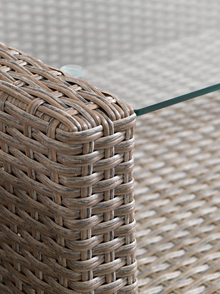 Set lounge MORA 4 posti naturale