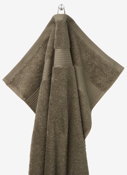 Hand towel KARLSTAD 50x100 olive KRONBORG