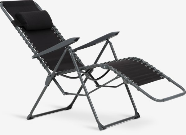 Lounger ULFBORG black