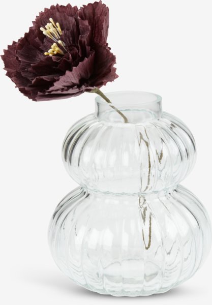 Vase BUSTER Ø14xH16cm transparent