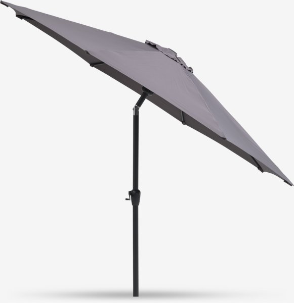 Umbrelă de soare AGGER Ø300 gri închis