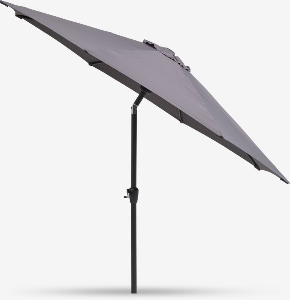 Ombrellone grande HALK Ø300 cm grigio scuro