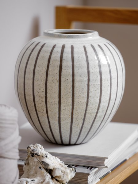 Vase SOFUS D21xH21cm grey/brown