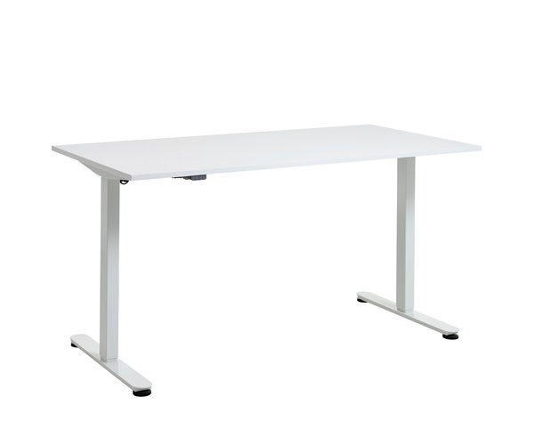 Höhenverstellbarer Schreibtisch SVANEKE 70x140 weiß