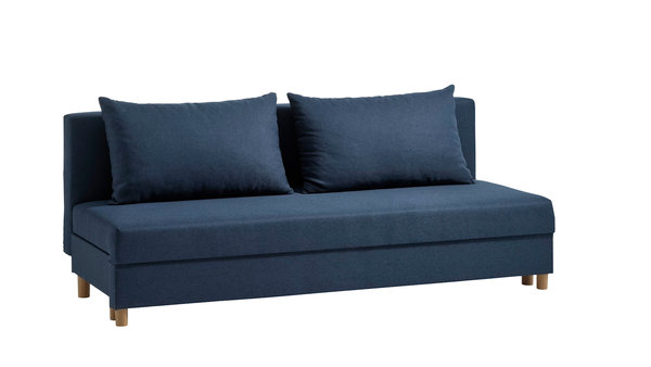 Sofa bed NORSMINDE blue fabric