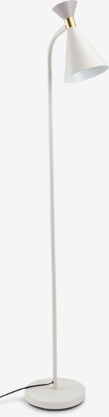 Staande lamp JONATHAN Ø22xH138 cm beige/grijs
