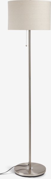 Floor lamp KRISTOF H145cm brushed steel