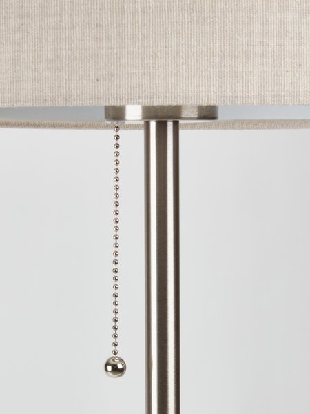 Floor lamp KRISTOF H145cm brushed steel