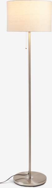 Floor lamp KRISTOF H145cm brushed steel