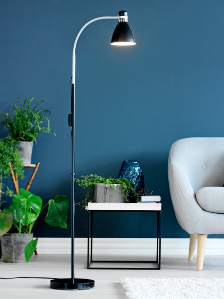 Floor lamp HANSSON H155cm black