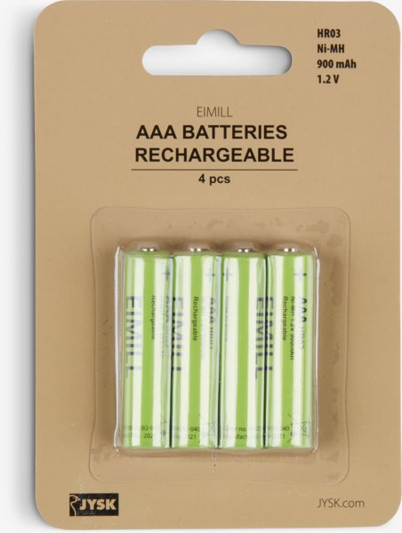 Pile EIMILL rechargeable AAA 4pcs/pqt