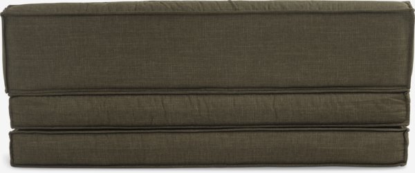 Canapé convertible TRIGE tissu vert olive