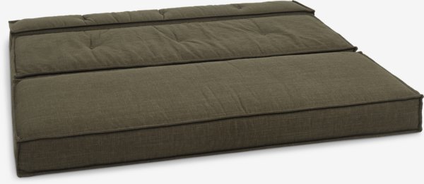 Canapé convertible TRIGE tissu vert olive