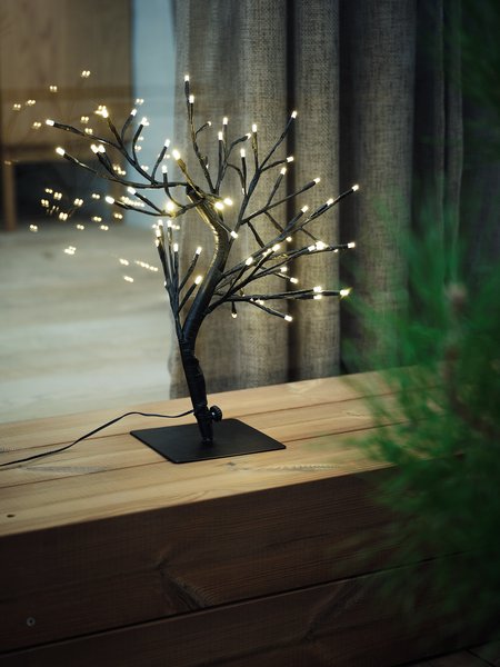 LED light tree BONSAI H45cm with 64 LED and timer