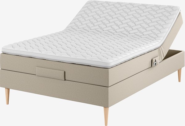 Elektrisch bed 140x200 TONDRA GE45 zand-91 DREAMZONE