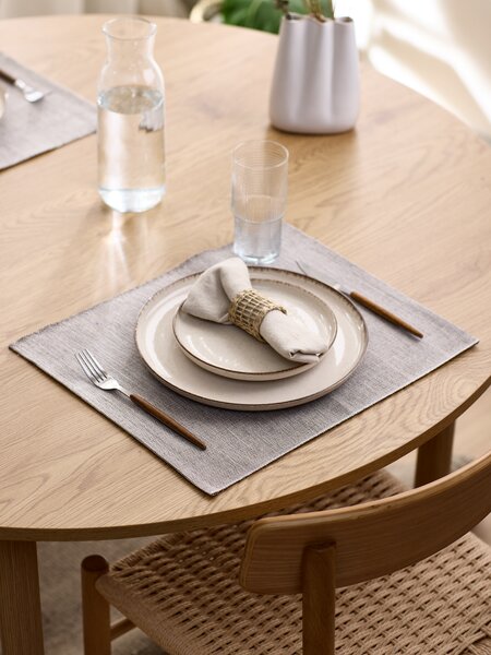 Place mat ALM 33x42 grey