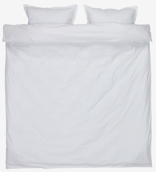 Duvet cover set HILDE Double white