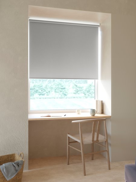 Blackout roller blind FALSTER 80x170cm grey