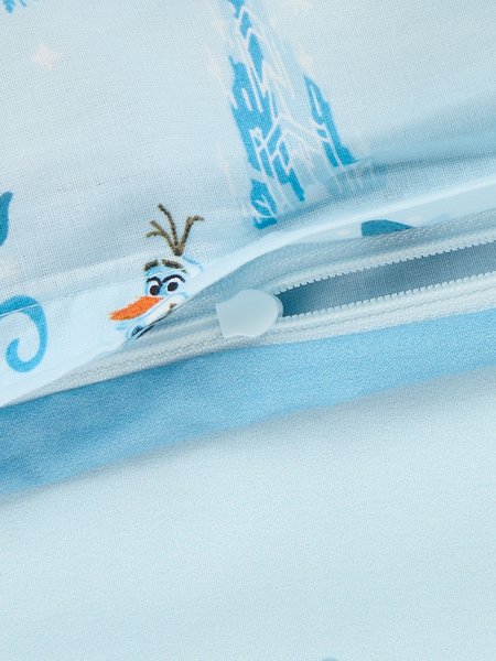 Povlečení FROZEN 140x200 světle modrá