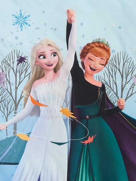 Povlečení FROZEN 140x200 světle modrá