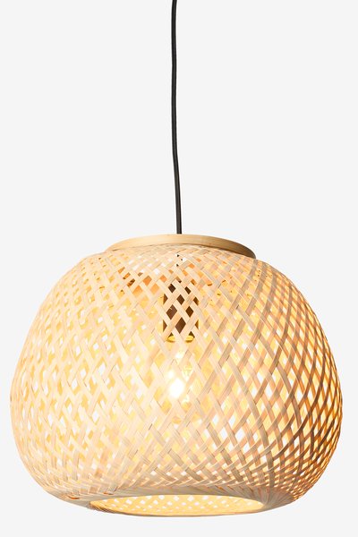 Lampa wisząca SIGVARD Ś35xW26cm bambus