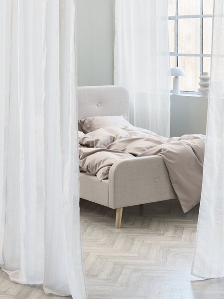 Cortina NELAUG 1x140x300 rayas blanco