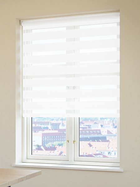 Roller blind Duo FEMRIS 120x180cm white