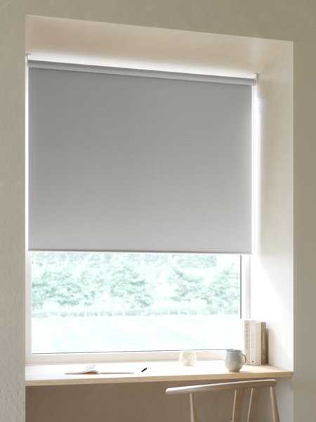 Blackout roller blind FALSTER 80x170cm grey