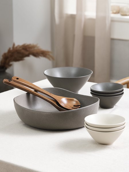 Posate per insalata KRESTIAN L30 cm legno