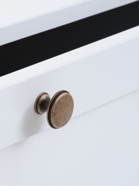 Επιτοίχια μονάδα συρταριέρα SKALS 3 συρτάρια λευκό