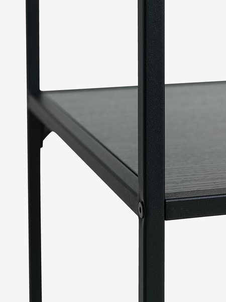 Étagère HORBELEV 5 tablettes étroit noir