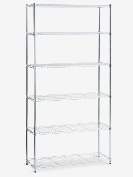 Shelving unit VINDINGE 6 shelves chrome